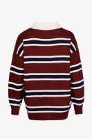 Джемпер з візерунком жіночий Pomella 2323 One Size Бордовий  Фото №7