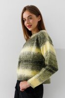 Джемпер с узором женский Park karon 6027 One Size Желтый  Фото №2
