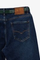 Джинсы Mom Fit женские 6017 31 Синий  Фото №8