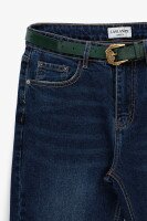 Джинсы Mom Fit женские 6017 31 Синий  Фото №5