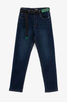 Джинси Mom Fit жіночі 7076 28 Темно-синій