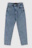 Джинсы Mom Fit женские 3940 baza 32 Синий (2000990305091D)  Фото №4