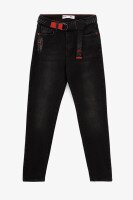 Джинсы Mom Fit женские Zeo Basic 2260 34 Черный  Фото №4
