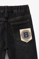Джинси Slim Fit для хлопчика MOYABERLA 2636 110 см Чорний  Фото №7
