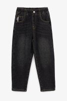 Джинси Slim Fit для хлопчика MOYABERLA 2636 110 см Чорний  Фото №4
