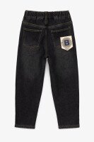 Джинси Slim Fit для хлопчика MOYABERLA 2636 110 см Чорний  Фото №8