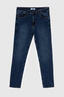 Джинси Slim Fit чоловічі Blackwan BW-249 30 Темно-синій (2000990505316D)  Фото №5