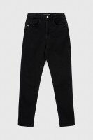 Джинсы Slim Fit женские Karol 23321-S 34 Черный (2000990248305D)  Фото №6