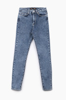 Джинси Slim Fit жіночі On me 2910 baza 32 Синій (2000989542148D)  Фото №4