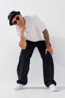Джинсы Baggy fit мужские 032 28 Черный (2000990636720D)  Фото №4
