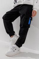Джинсы Joggers для мальчика MOYABERLA 2622 134 см Черный