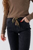 Джинсы Mom Fit женские 3019 25 Серый (2000990693457D)  Фото №0