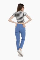 Джинсы Mom fit женские Karol D-315 34 Голубой (2000989692508D)  Фото №4