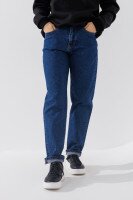 Джинси Mom Fit жіночі Zeo Basic 3940-1 34 Синій (2000990723703D)  Фото №0