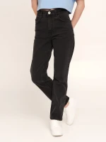 Джинсы Regular fit женские LAWA WBC02367 34 Графитовый  Фото №1