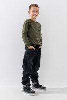 Джинси Slim Fit для хлопчика MOYABERLA 2636 110 см Чорний  Фото №1