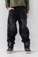 Джинси Slim Fit для хлопчика MOYABERLA 2636 110 см Чорний  Фото №0