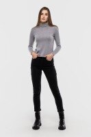 Джинсы Slim Fit женские Karol 23321-S 34 Черный (2000990248305D)  Фото №4