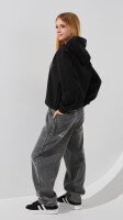 Джинсы Baggi для девочки Yekipeer B-04-1 134 см Серый  Фото №3