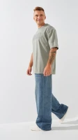 Джинсы Baggy Fit мужские  W012 34 Синий  Фото №1