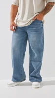 Джинсы Baggy Fit мужские  W013 28 Синий  Фото №0