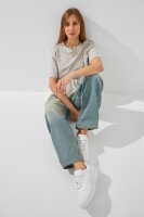 Джинсы Baggy женские On me 4604 34 Голубой  Фото №1