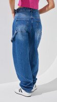 Джинсы Baggy женские On me 4609 34 Синий  Фото №2