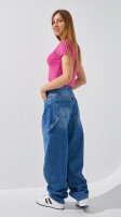 Джинсы Baggy женские On me 4609 34 Синий  Фото №3