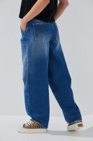 Джинсы Baggy женские On me 4631 34 Синий  Фото №2