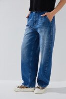 Джинсы Baggy женские On me 4631 34 Синий