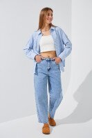 Джинсы Baggy женские Vantel 7197 28 Синий  Фото №0