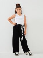 Купить Джинсы для девочки Dinomin WG0006 116 см Черный Артикул: 2000999505966 Миниатюра фотографии № 2