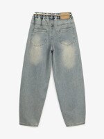 Купить Джинсы для девочки Dinomin WG0013 134 см Голубой Артикул: 2000999506406 Миниатюра фотографии № 4