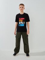 Купити Джинси для хлопчика Dinomin WB0010 146 см Хакі Артикул: 2000999507441 Фото мініатюра № 2
