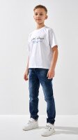 Джинси Joggers для хлопчика Неслухнянки HB-8956 140 см Синій  Фото №0