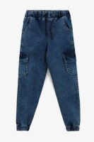 Джинсы Joggers для мальчика Pitiki 9015-1 98 см Синий