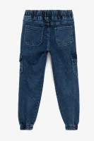 Джинсы Joggers для мальчика Pitiki 9015-1 110 см Синий  Фото №0