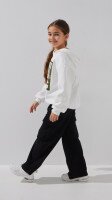 Купить Джинсы карго для девочки Kai-Kai 516 140 см Черный Артикул: 2000999147128 Миниатюра фотографии № 3