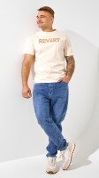 Джинсы Mom Fit мужские 8711 30 Синий  Фото №1