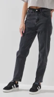Джинсы Mom Fit женские 130125 34 Черный  Фото №0