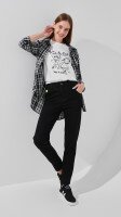 Джинсы Mom Fit женские 3016 25 Черный  Фото №1
