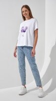 Джинси Mom Fit жіночі On me 4851 38 Синій  Фото №1