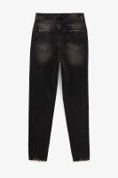 Джинсы Mom Fit женские Zeo Basic 3966 32 Темно-серый  Фото №0
