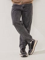 Купить Джинсы однотонные мужские GENUA 7683-2 29 Темно-серый Артикул: 2000999400537 Миниатюра фотографии № 3