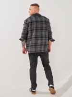 Купить Джинсы однотонные мужские GENUA 8908-2 31 Темно-серый Артикул: 2000999400230 Миниатюра фотографии № 4