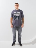 Купить Джинсы однотонные мужские GENUA G01206-0002 32 Темно-серый Артикул: 2000999565403 Миниатюра фотографии № 2