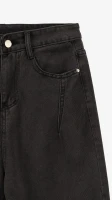 Джинсы однотонные Mom Fit женские 1907 3XL Серый  Фото №0
