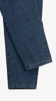 Джинсы однотонные Mom Fit женские 1908 S Синий  Фото №1