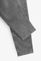 Джинсы однотонные Mom Fit женские 6464 27 Серый  Фото №1