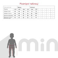 Джинси прямі для хлопчика LAWA BBC02401 134 см Графітовий  Фото №4